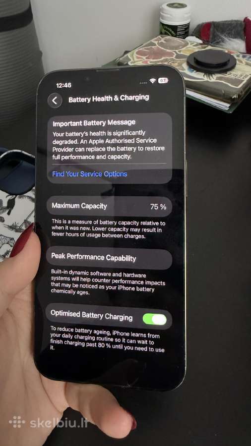 iPhone 13 Pro 128gb Alpine Green - nuotraukos Nr. 8