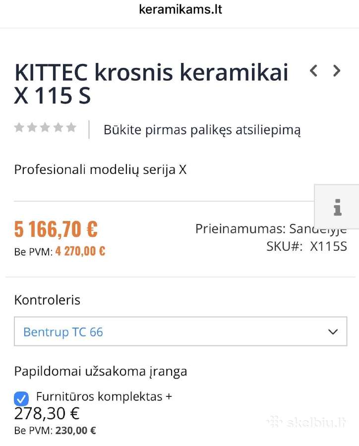 Keramikos krosnis - nuotraukos Nr. 4