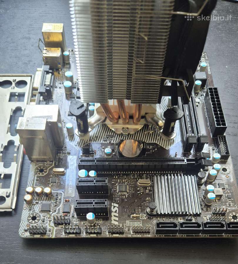 Motherboard + Cpu + Aušintuvas komplektas - nuotraukos Nr. 2
