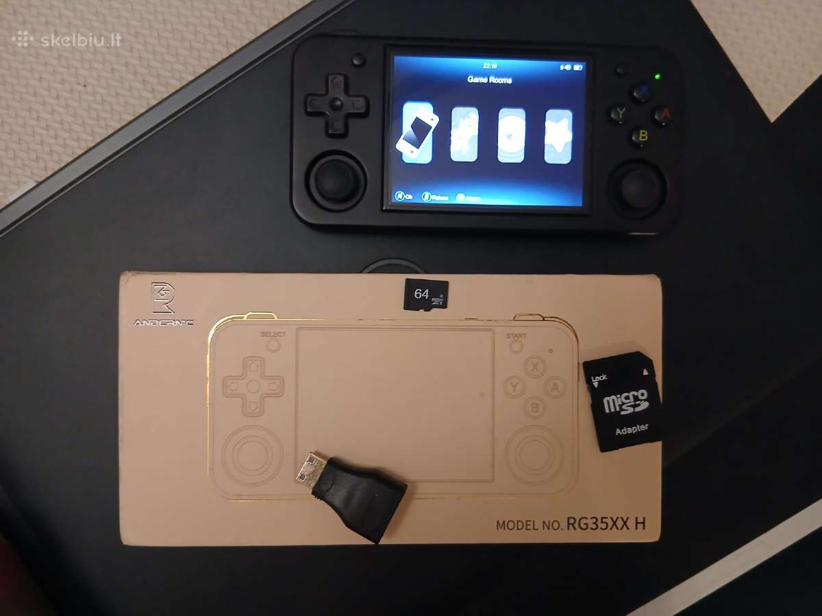 Anbernic Rg 35xxh konsole +16gb sd +64gb sd - nuotraukos Nr. 3