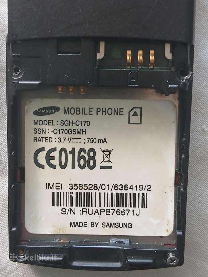 Samsung C170 - nuotraukos Nr. 2