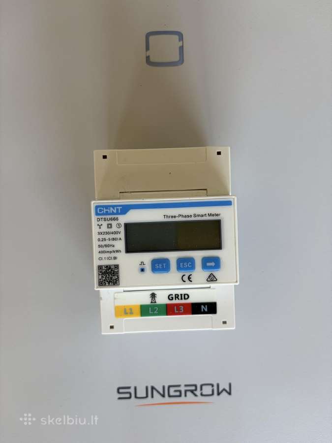 Sungrow Sh8.0rt inverteris+smartmeteris - nuotraukos Nr. 2