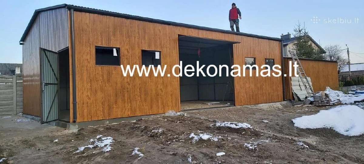 Skardinis angaras 10x6x3 m - nuotraukos Nr. 2