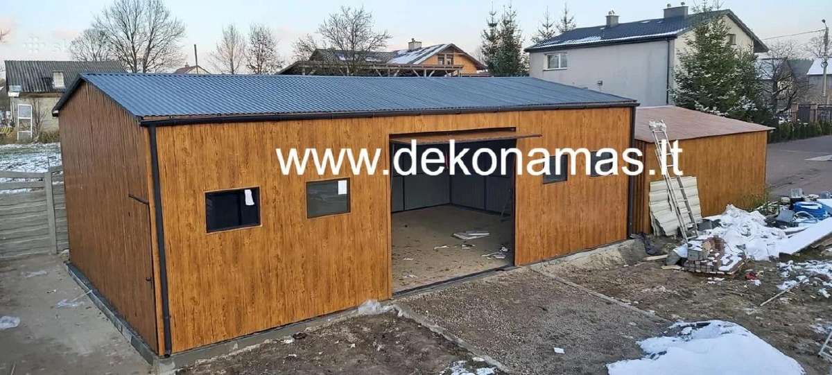 Skardinis angaras 10x6x3 m - nuotraukos Nr. 3