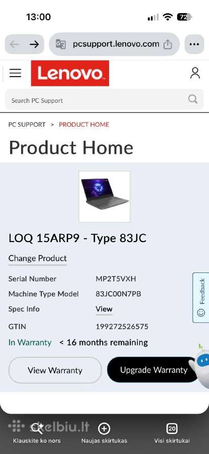Lenovo Loq - nuotraukos Nr. 5