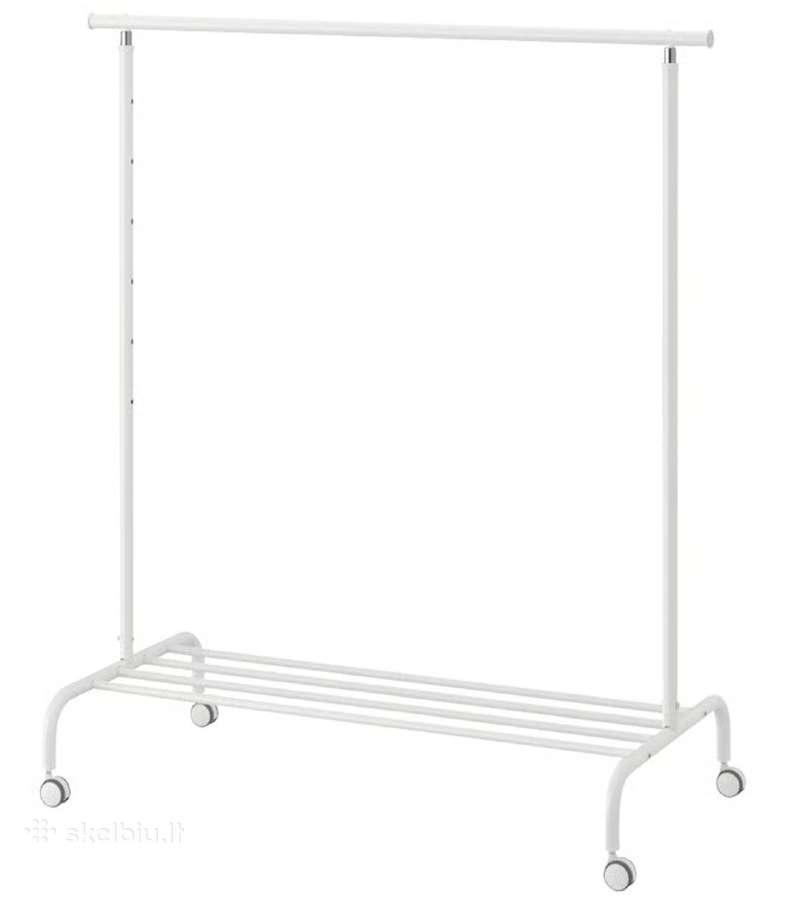 Ikea Rigga drabužių kabykla + Skubb lentynos - nuotraukos Nr. 2