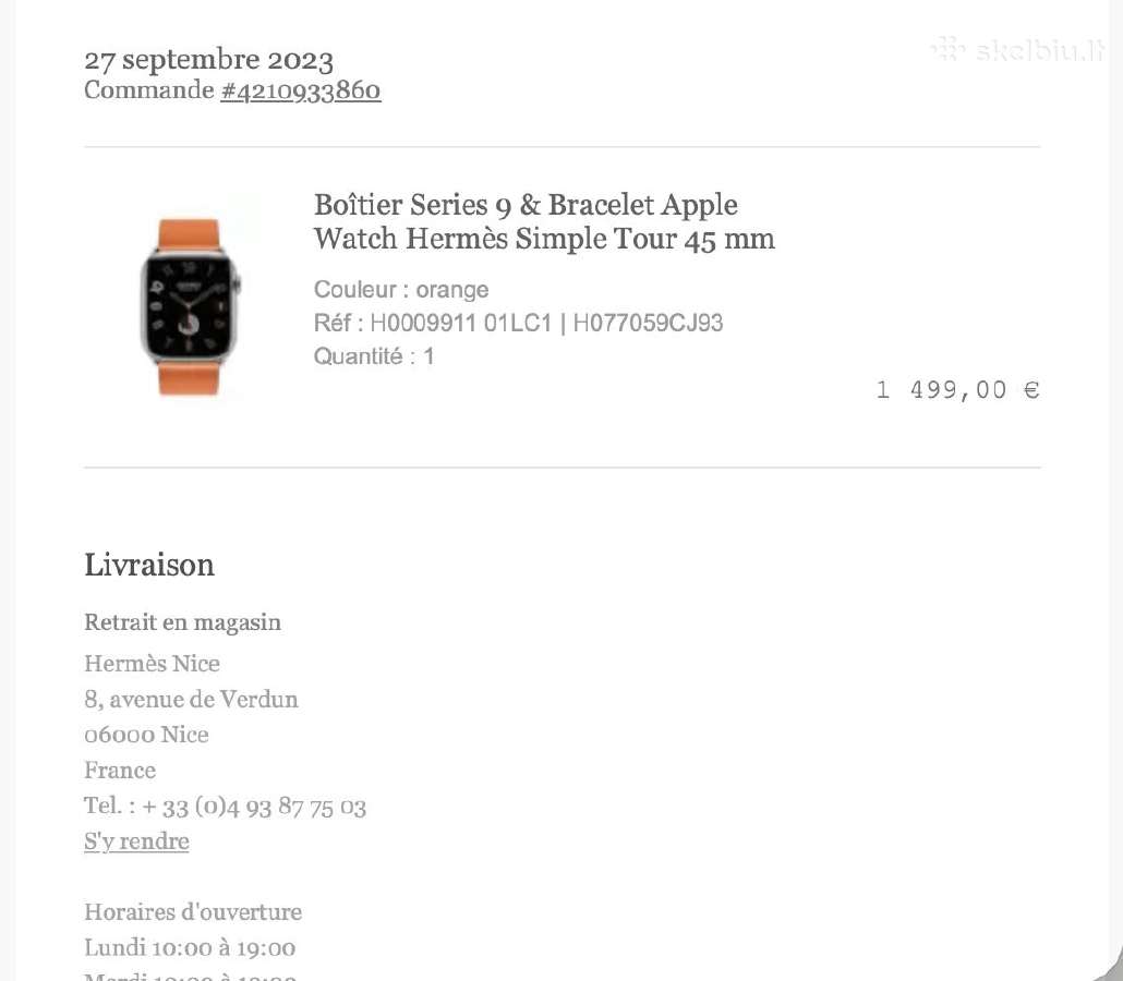 Apple Watch Hermes - nuotraukos Nr. 12
