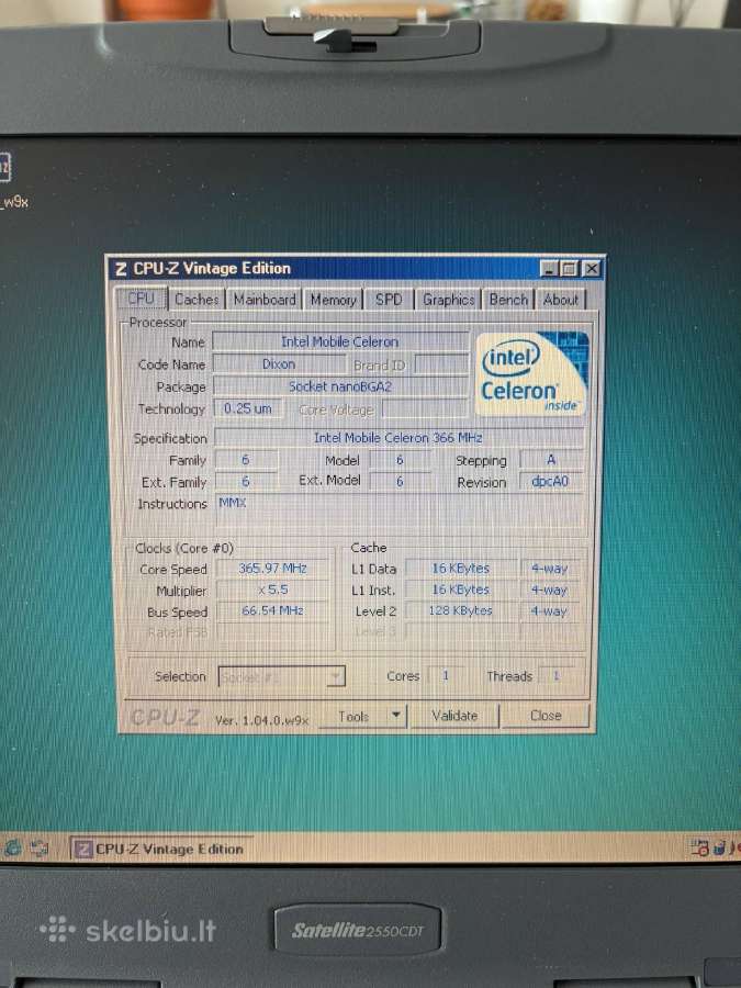 Toshiba Satellite 2550cdt - nuotraukos Nr. 10
