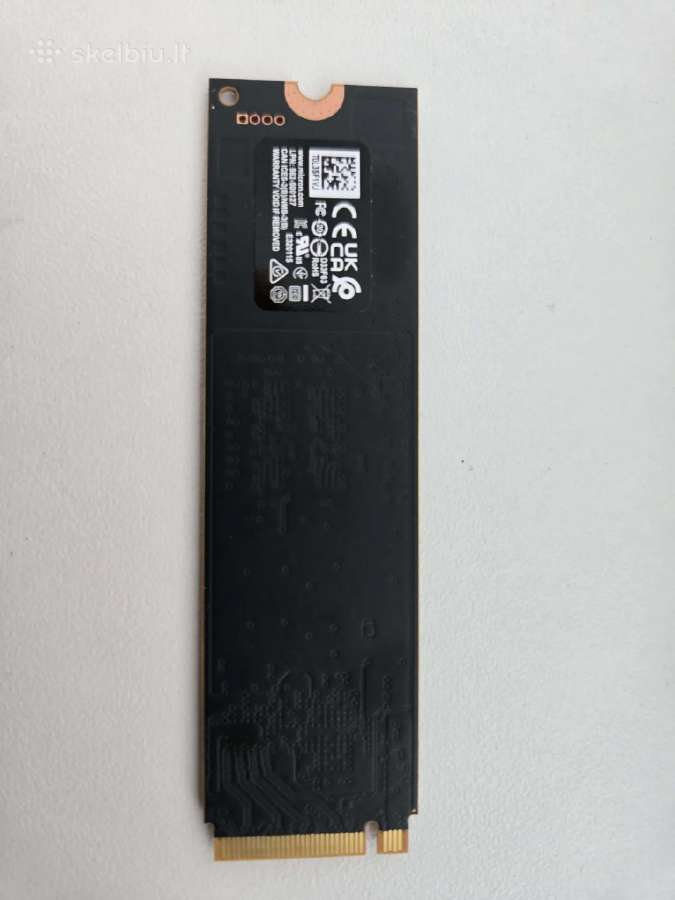 512gb Micron 2650 Pcie 4.0 M.2 SSD - nuotraukos Nr. 2