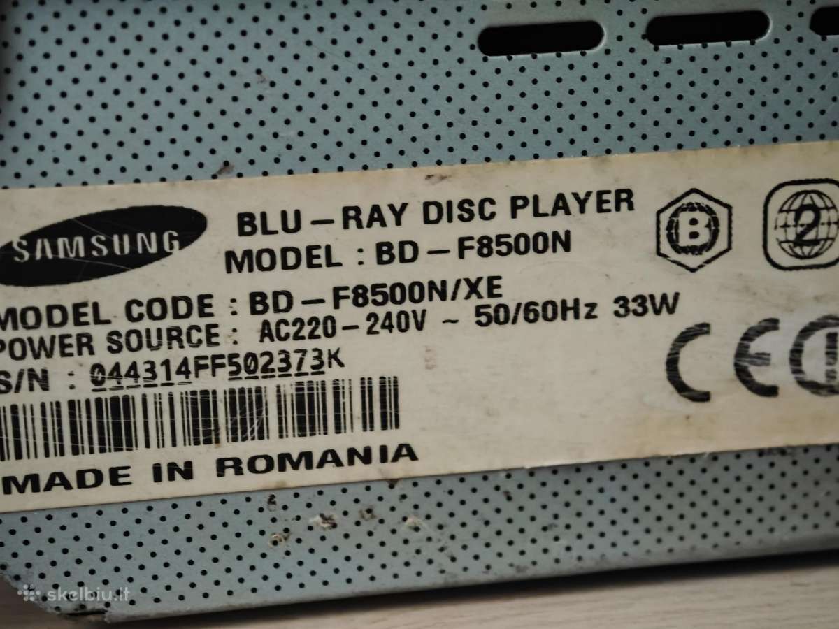 Samsung blu ray HDD grotuvas su Hdmi WiFi - nuotraukos Nr. 3