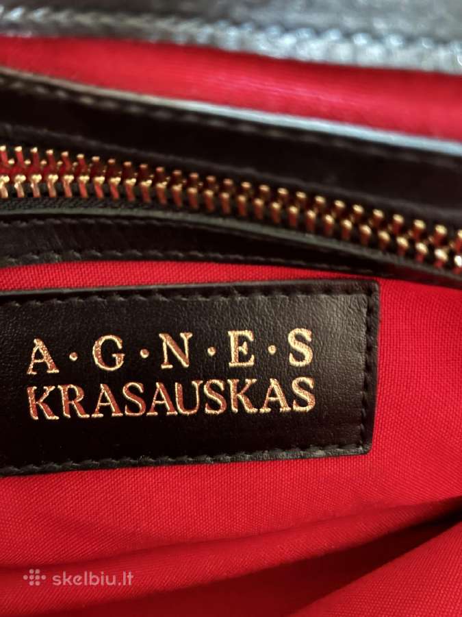Originali rankų darbo Agnes Krasauskas rankinė - nuotraukos Nr. 4