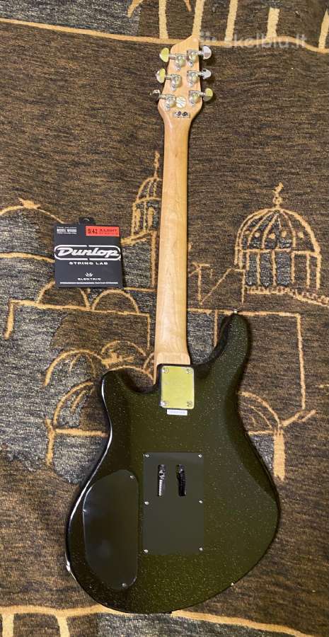 Juoda elektrinė gitara su Floyd Rose tremolo - nuotraukos Nr. 6