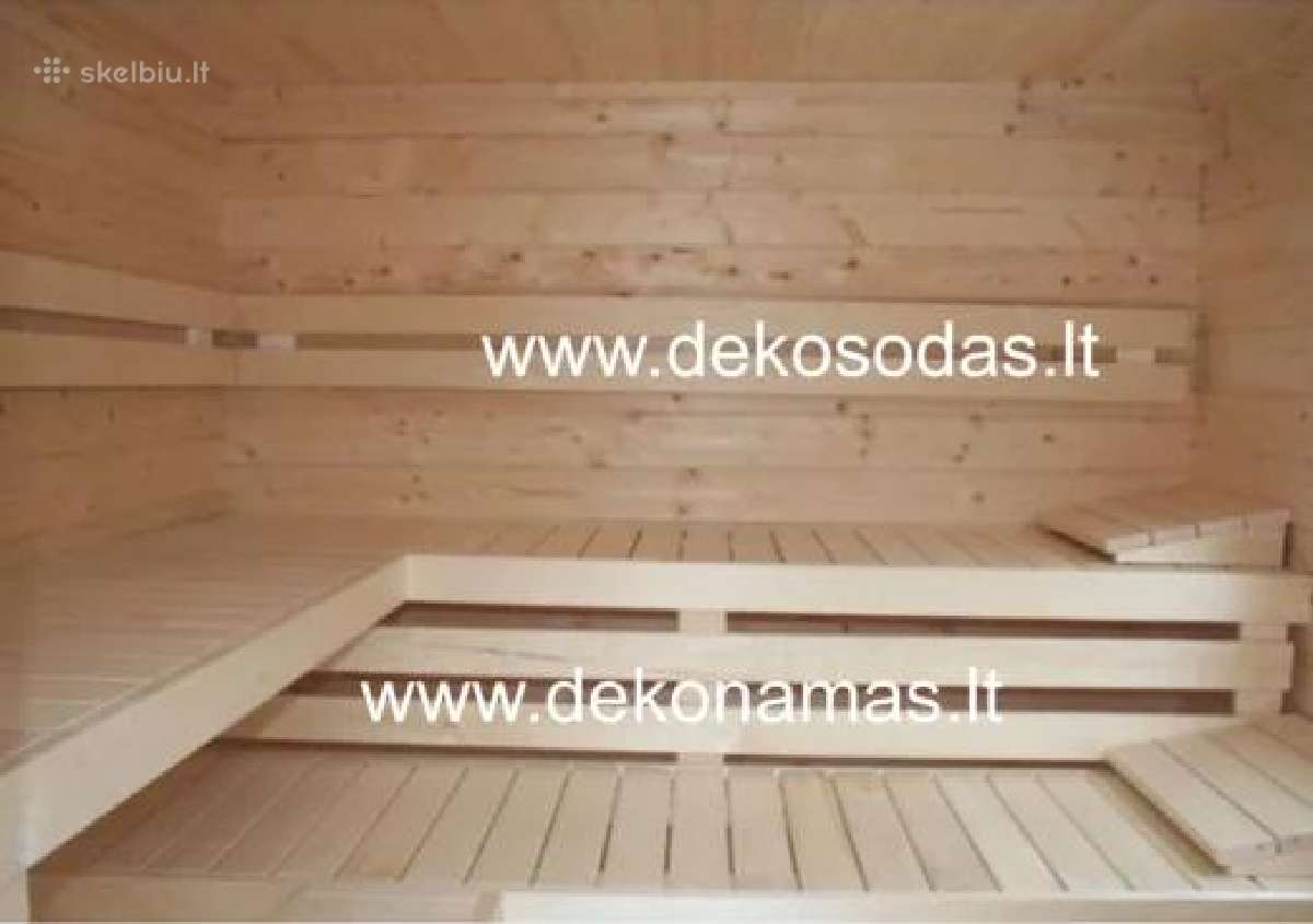 Medinė pirtis „Nordic Haven“ 5,10x3,60 m, 45 mm - nuotraukos Nr. 5