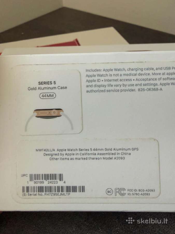 Apple Watch Series 5 44mm Gold Aluminum - nuotraukos Nr. 6