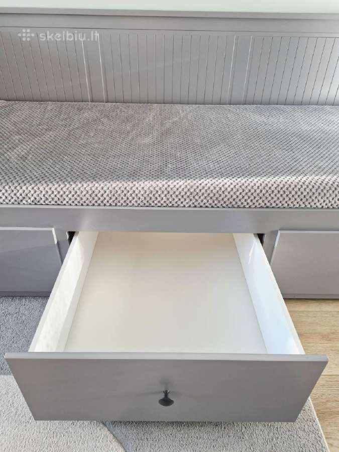 2 Ikea viengulės lovos su Lonas Miegė čiužiniais - nuotraukos Nr. 7