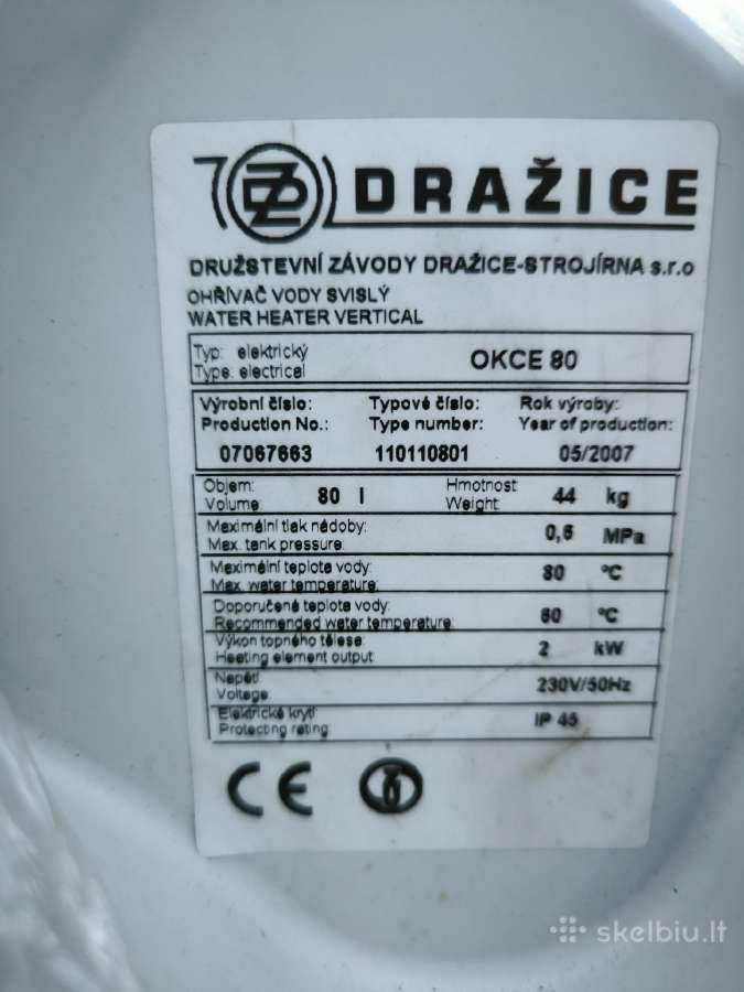 Boileris Dražice - nuotraukos Nr. 2
