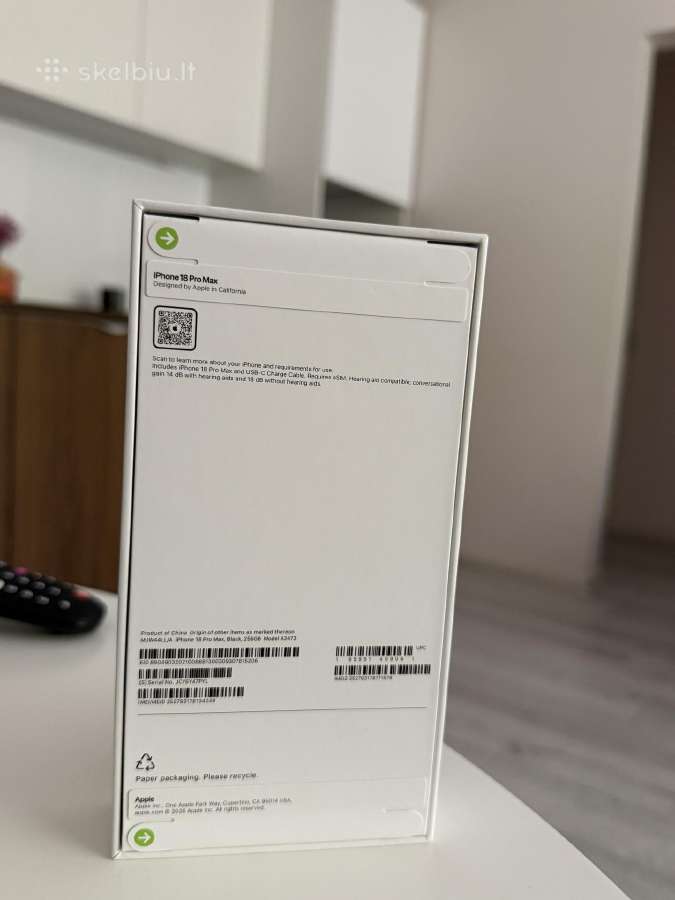 iPhone 18 Pro Max, Usa Versija - nuotraukos Nr. 2