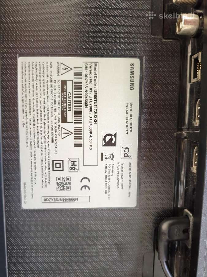 Samsung 50" 127cm Smart 4k Wi-fi - nuotraukos Nr. 22