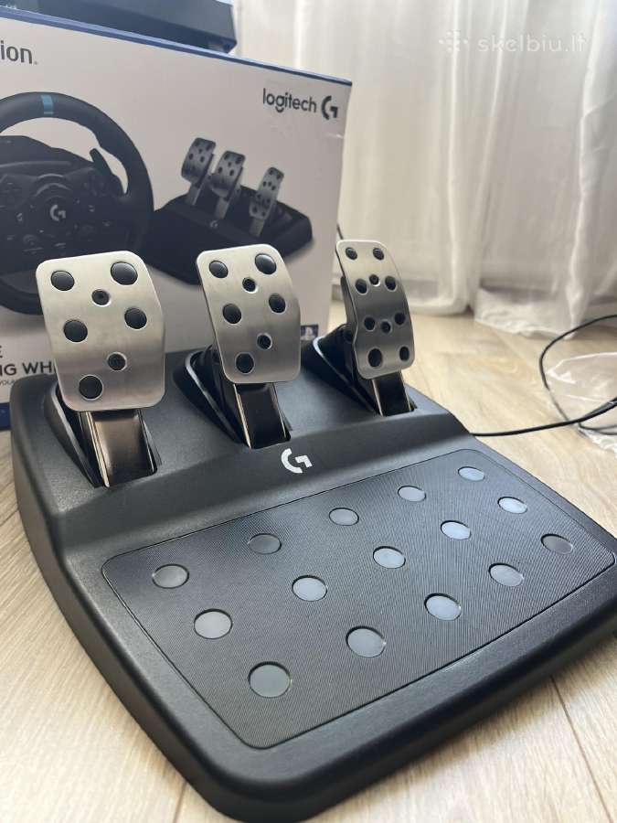 Logitech G923 Trueforce + pedalai Ps5 / Ps4 / Pc - nuotraukos Nr. 3