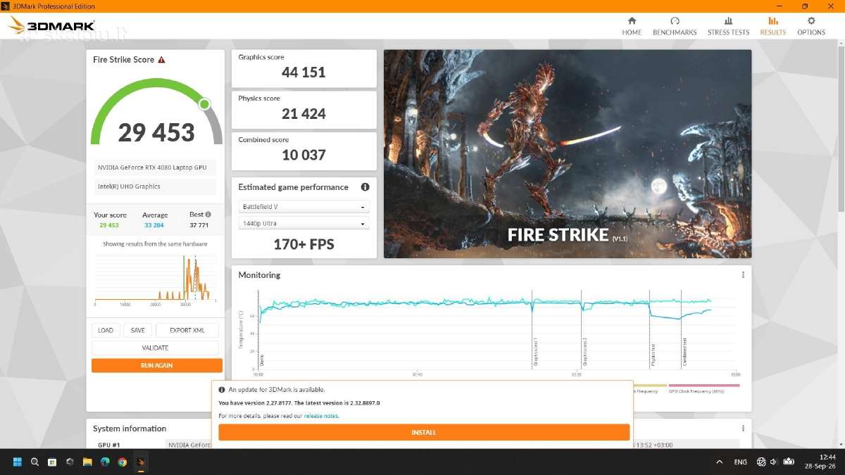 Asus Rog G16 G614jz, i7 13gen, rtx 4080 - nuotraukos Nr. 9