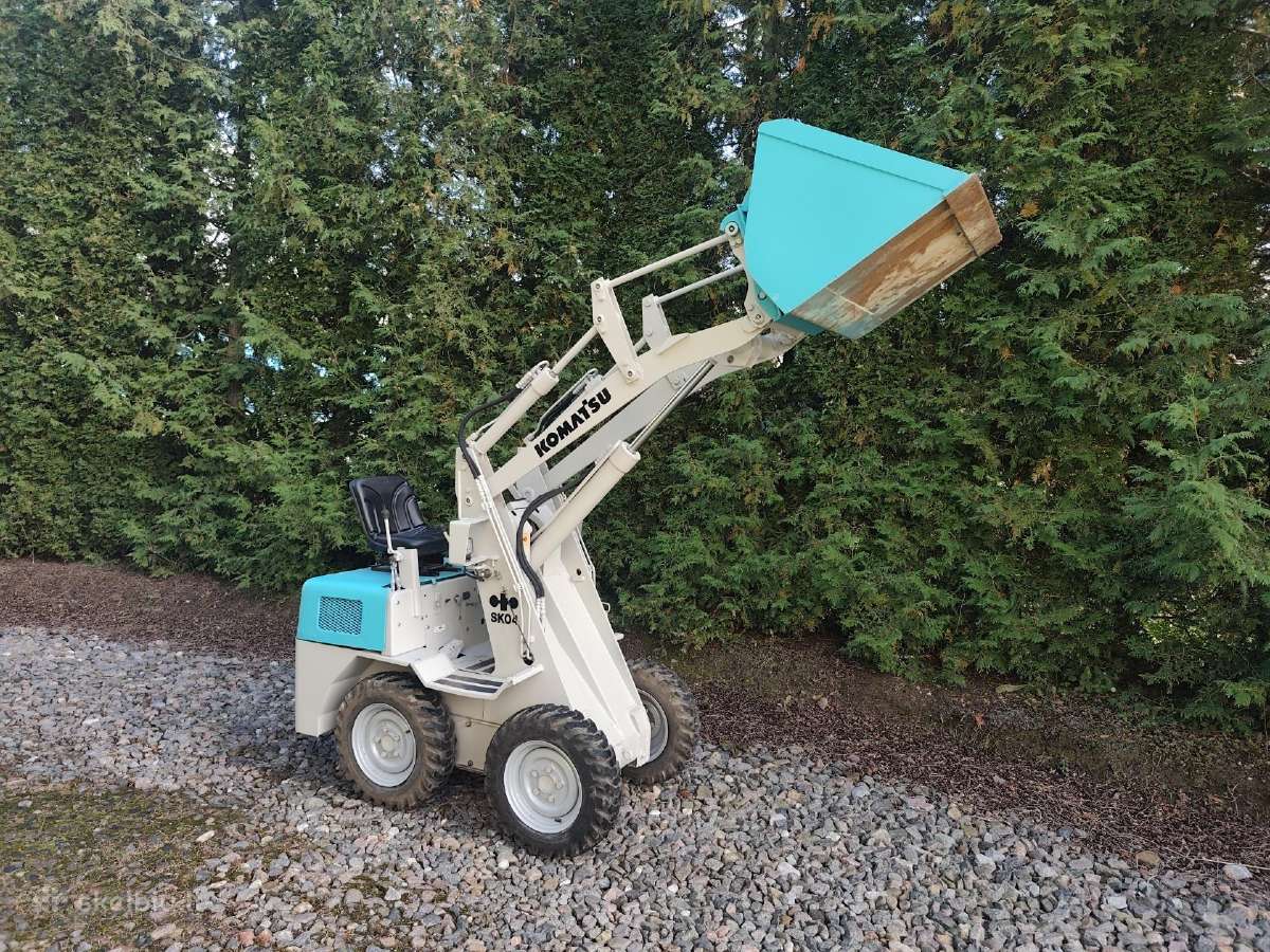 Komatsu japonas mini krautuvas - nuotraukos Nr. 12