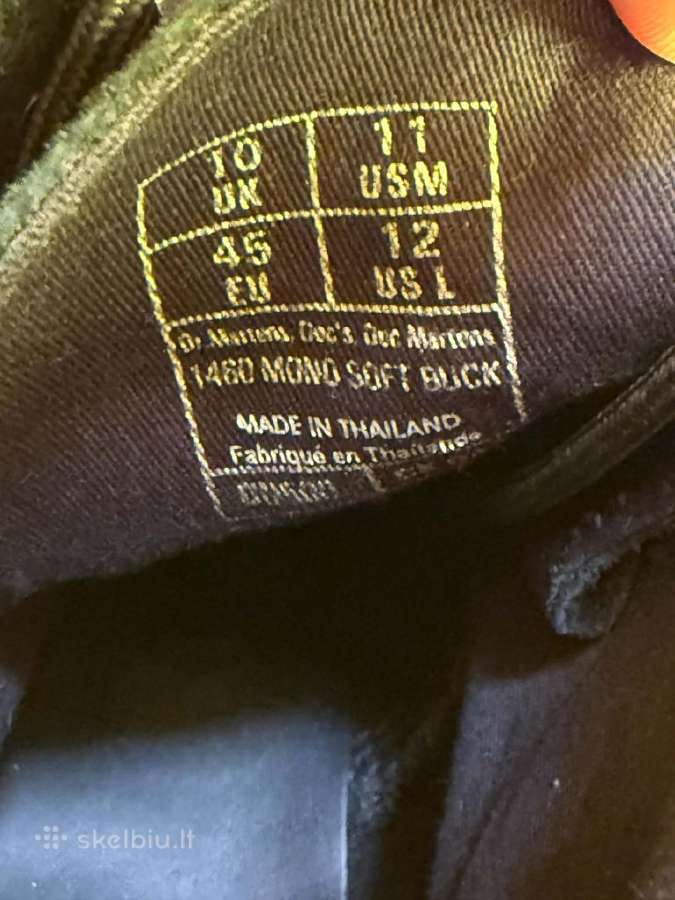 Dr. Martens 1460 Mono soft buvo odiniai batai - nuotraukos Nr. 6