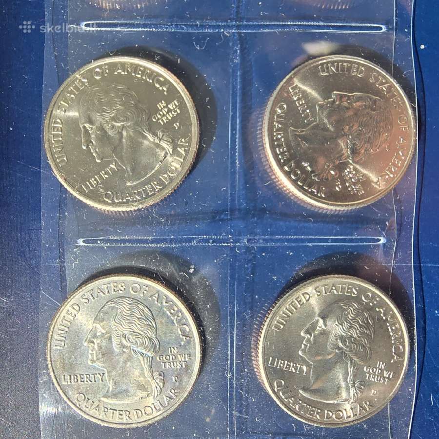 JAV Usa 2004-09 25c proginės valstiju monetos Unc - nuotraukos Nr. 4