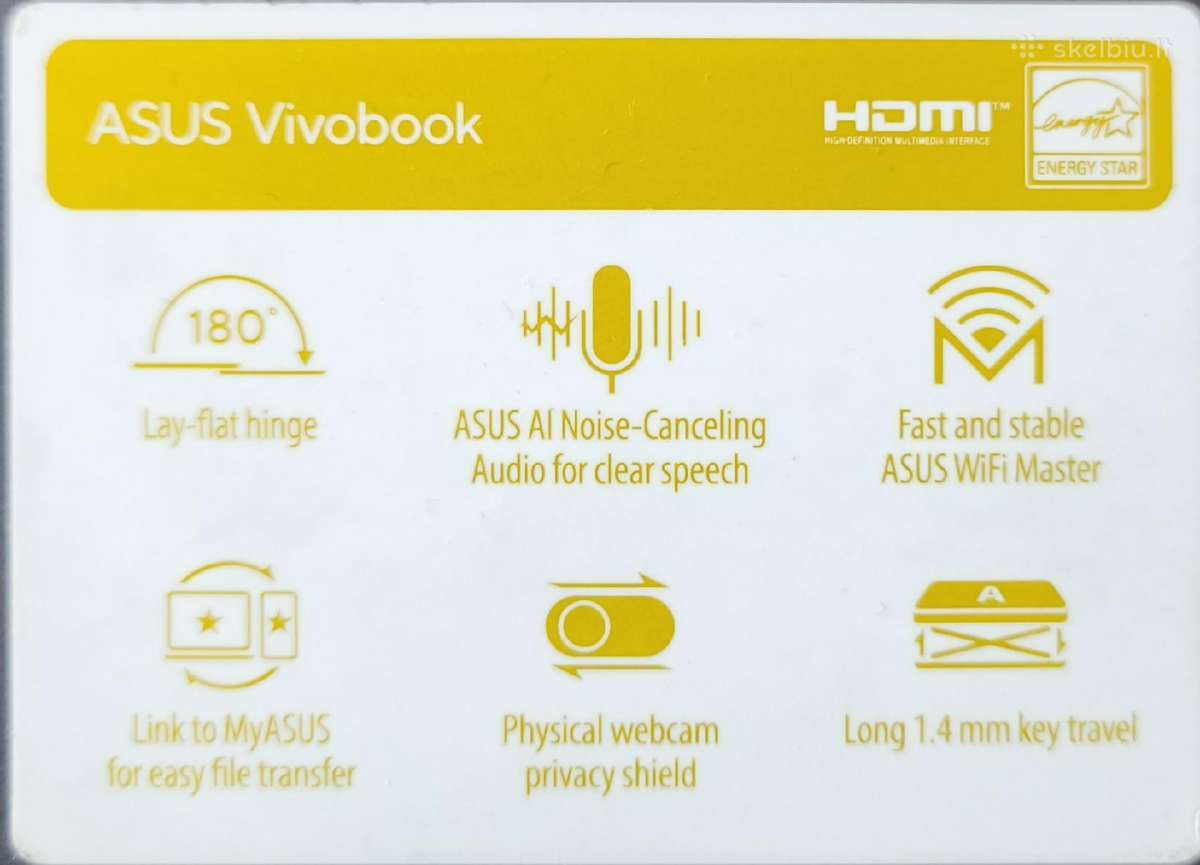Parduodamas galingas Asus Vivobook 15 i7-12700h - nuotraukos Nr. 4