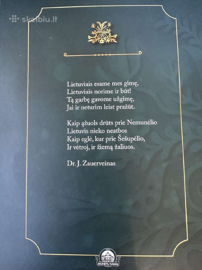 Kolekcinis paauksuotas medalis - nuotraukos Nr. 5