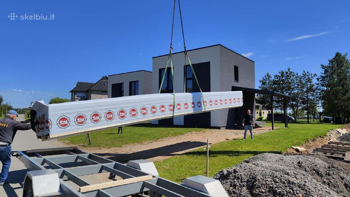 Dvitėjines sijos, i-beam statybinė mediena - nuotraukos Nr. 9