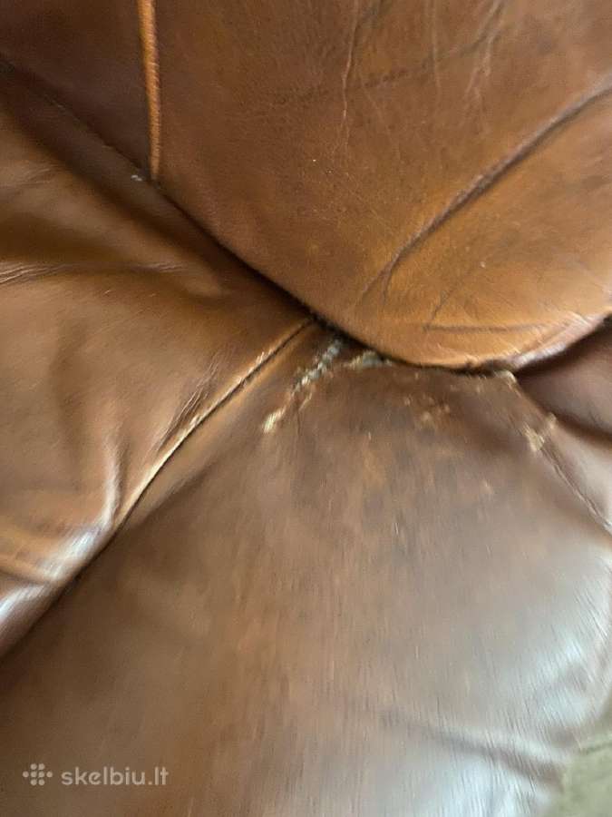 Vyšnios medžio odiniai foteliai ir sofa - nuotraukos Nr. 8
