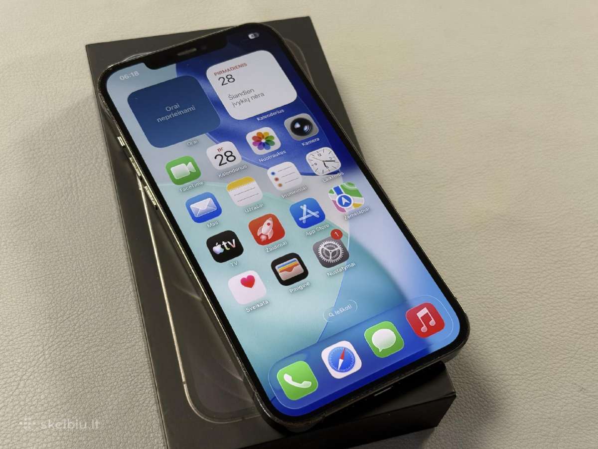 iPhone 12 Pro Max labai geros būklės su 256gb - nuotraukos Nr. 11