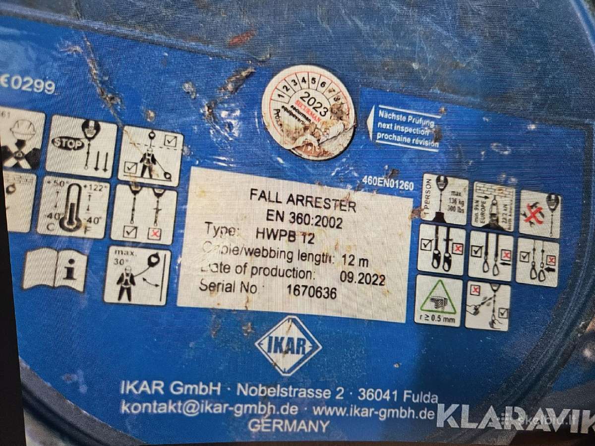 Kritimo iš aukščio stabdymo blokai Ikar - nuotraukos Nr. 2