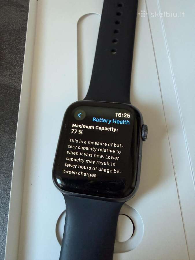 Apple Watch Series 4 44mm Space Gray - nuotraukos Nr. 4