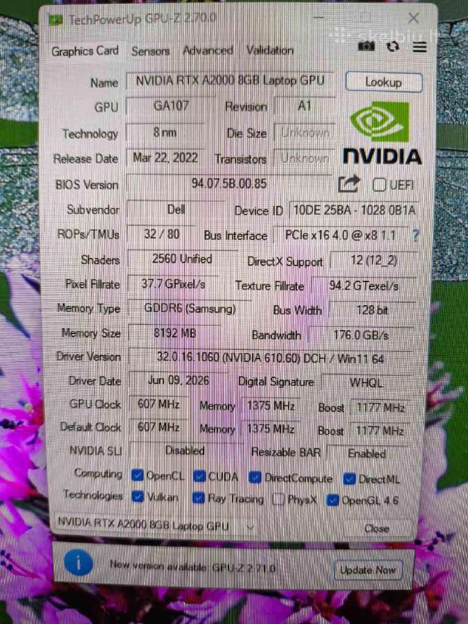 Precision 5570 15.6 500 Nit i9-12900h 32 1tb Rtx - nuotraukos Nr. 6