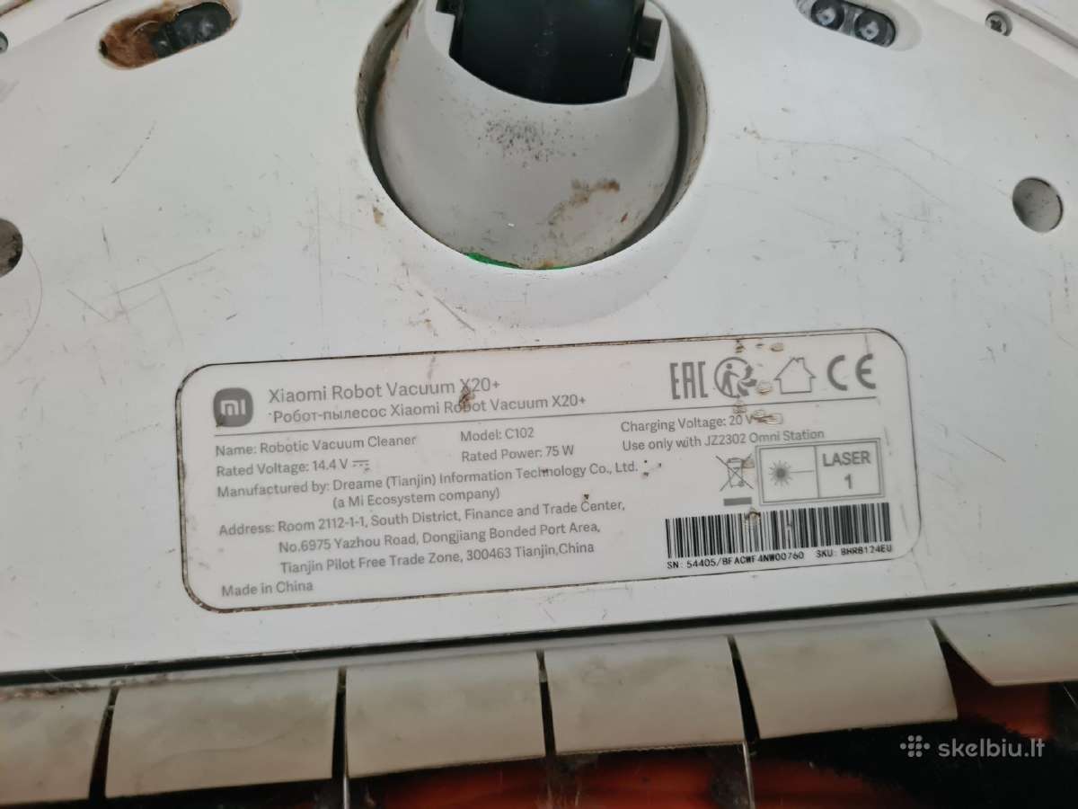 Xiaomi Robot Vacuum X20+ dalims / rem - nuotraukos Nr. 5