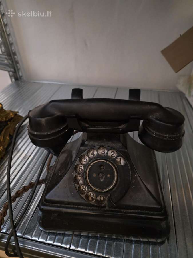 Tarpukario laikų telefonas - nuotraukos Nr. 3