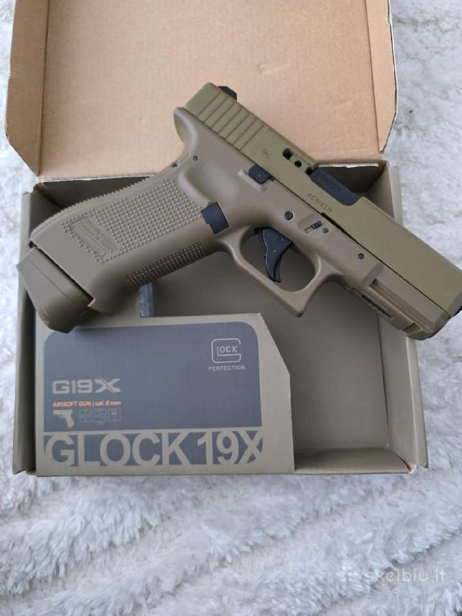 Parduodu mažai naudotą airsoft Hk416 + glock 19 - nuotraukos Nr. 3