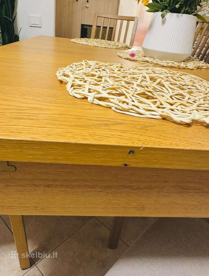 Ikea Bjursta valgomojo stalas ir 6 Ekedalen kėdės - nuotraukos Nr. 7