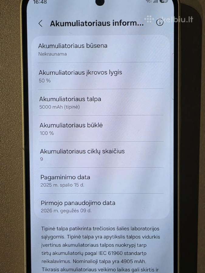 Samsung Galaxy A36 5G 256gb - nuotraukos Nr. 2