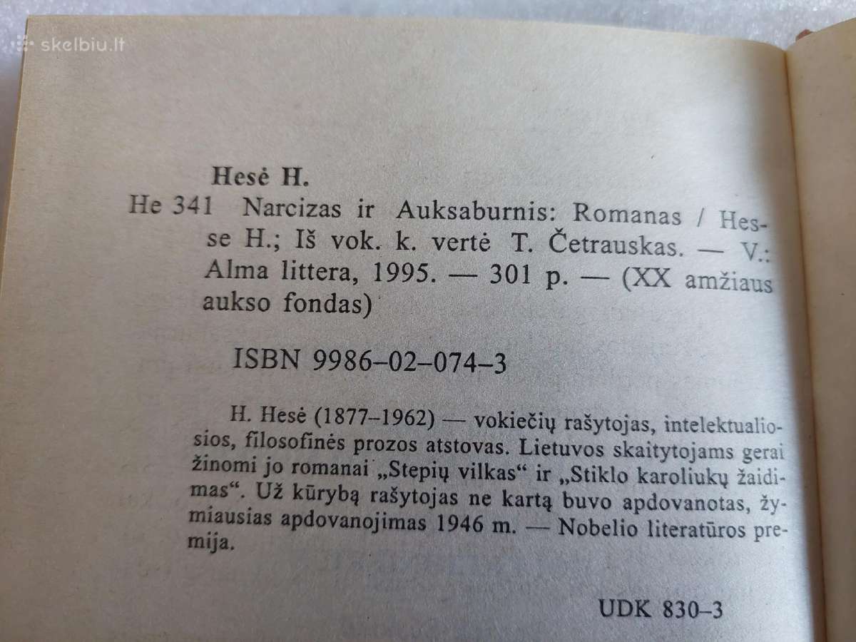 Narcizas ir Auksaburnis - nuotraukos Nr. 3