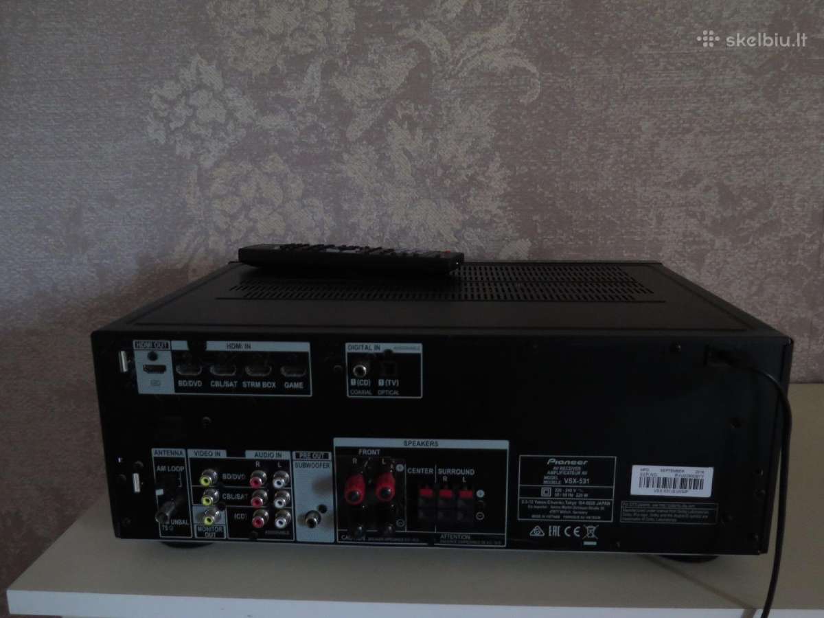 Pioneer Vsx-531 resyveris stiprintuvas Bluetooth - nuotraukos Nr. 2