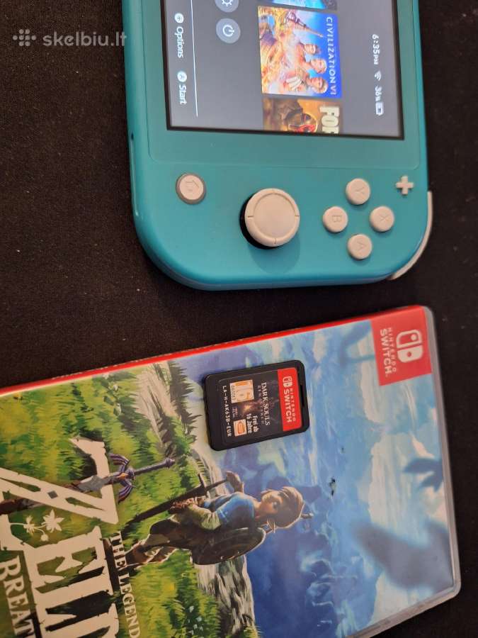 Nintendo switch lite su zaidimais - nuotraukos Nr. 2