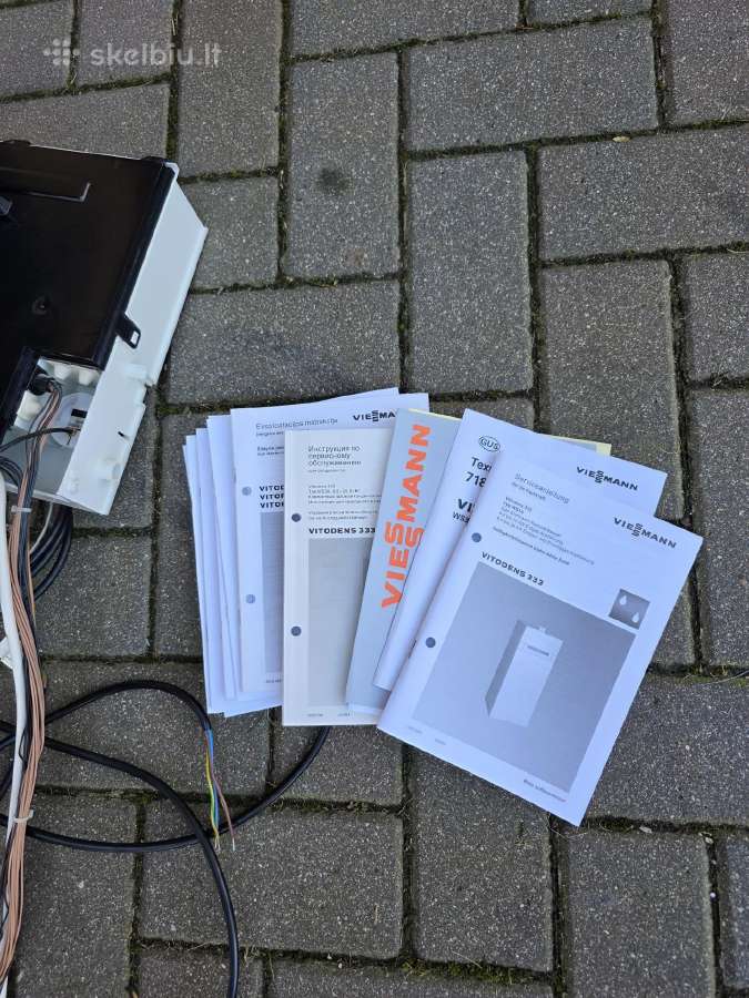 Dujinio katilo Viesmann Vitodens 333 valdymo bloka - nuotraukos Nr. 4
