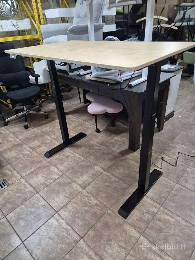 Stalas 80x140cm bambuko naujas elektrinis kede - nuotraukos Nr. 2