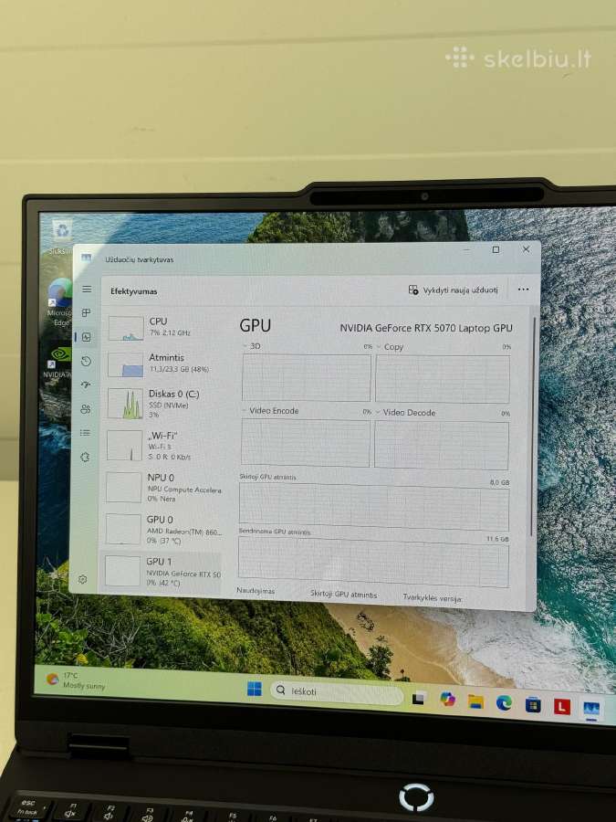Lenovo Legion 5 Rtx 5070 Ryzen 7 350 Oled Ddr5 - nuotraukos Nr. 10