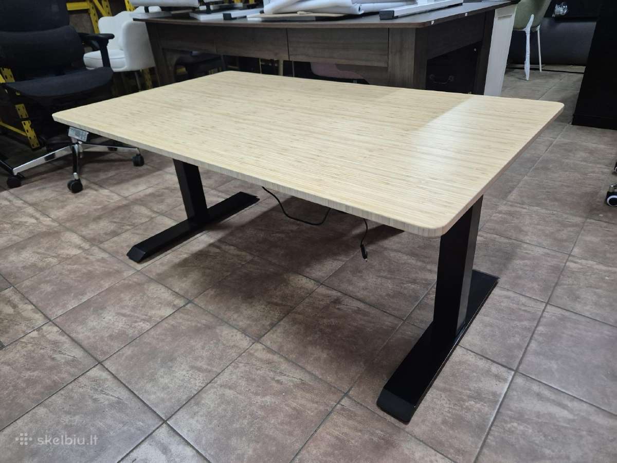 Stalas 80x140cm bambuko naujas elektrinis kede - nuotraukos Nr. 4