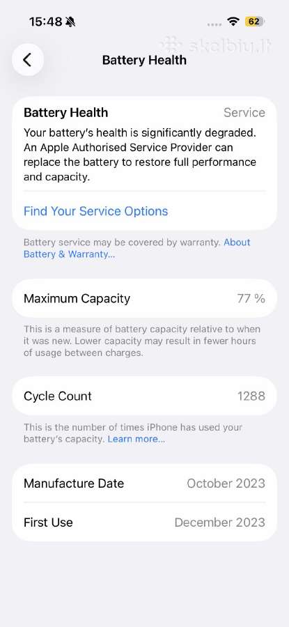 iPhone 15pro 256gb - nuotraukos Nr. 4