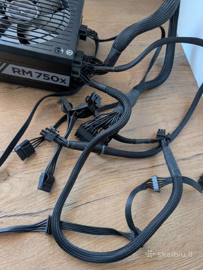 Corsair Rm 750x maitinimo blokas - nuotraukos Nr. 5