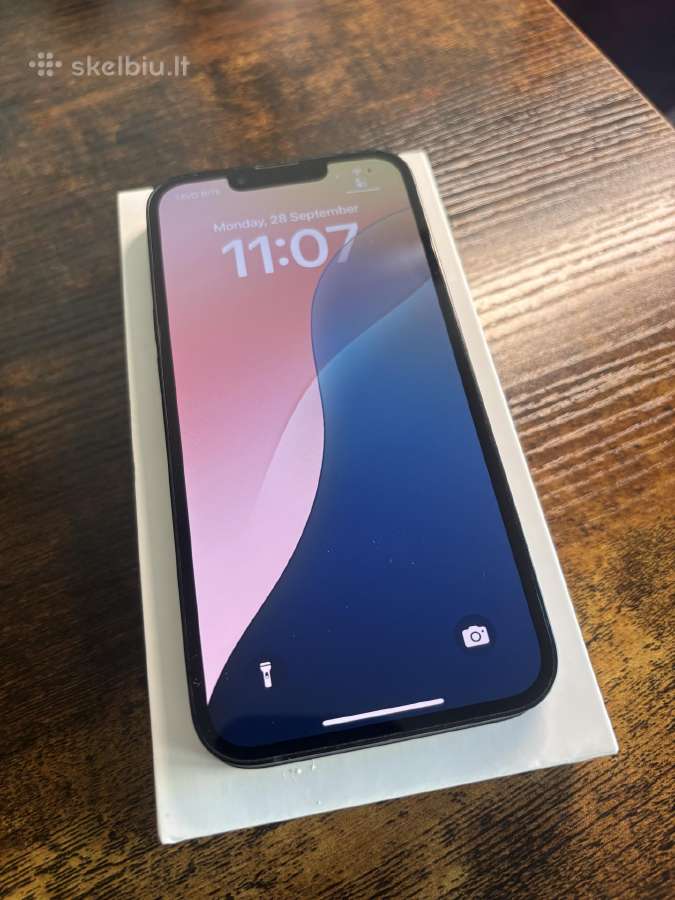iPhone 13 128gb Midnight - nuotraukos Nr. 2